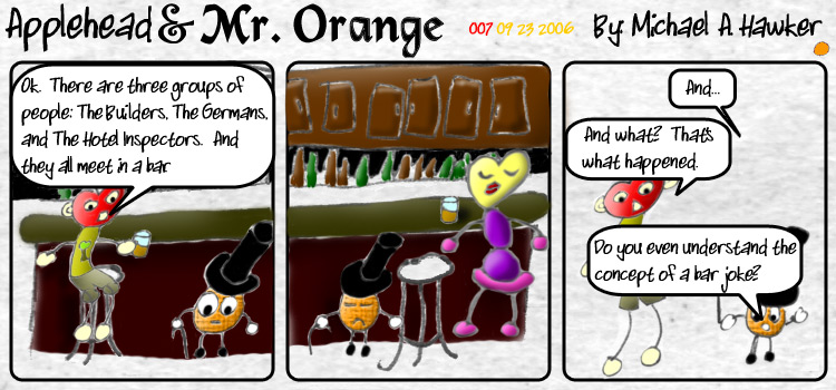 Applehead & Mr. Orange Comic #7
